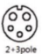 M12 2+3-pin catalog face reference
