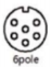 M12 6-pin catalog face reference