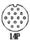 M19 14-pin catalog face reference