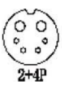 M19 2+4-pin catalog face reference